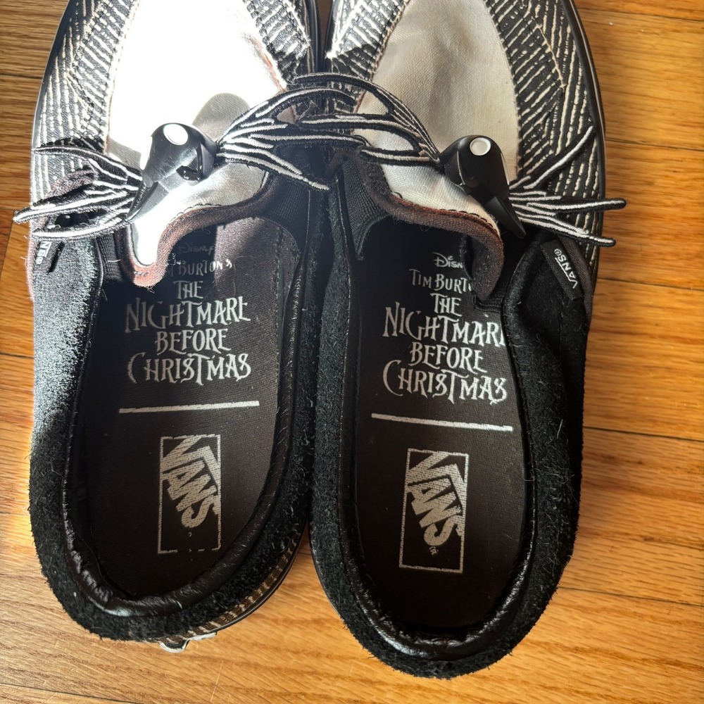Vans Men's 6 Disney Nightmare Before Christmas Slip-On Jack Skellington Shoes - Picture 7 of 8
